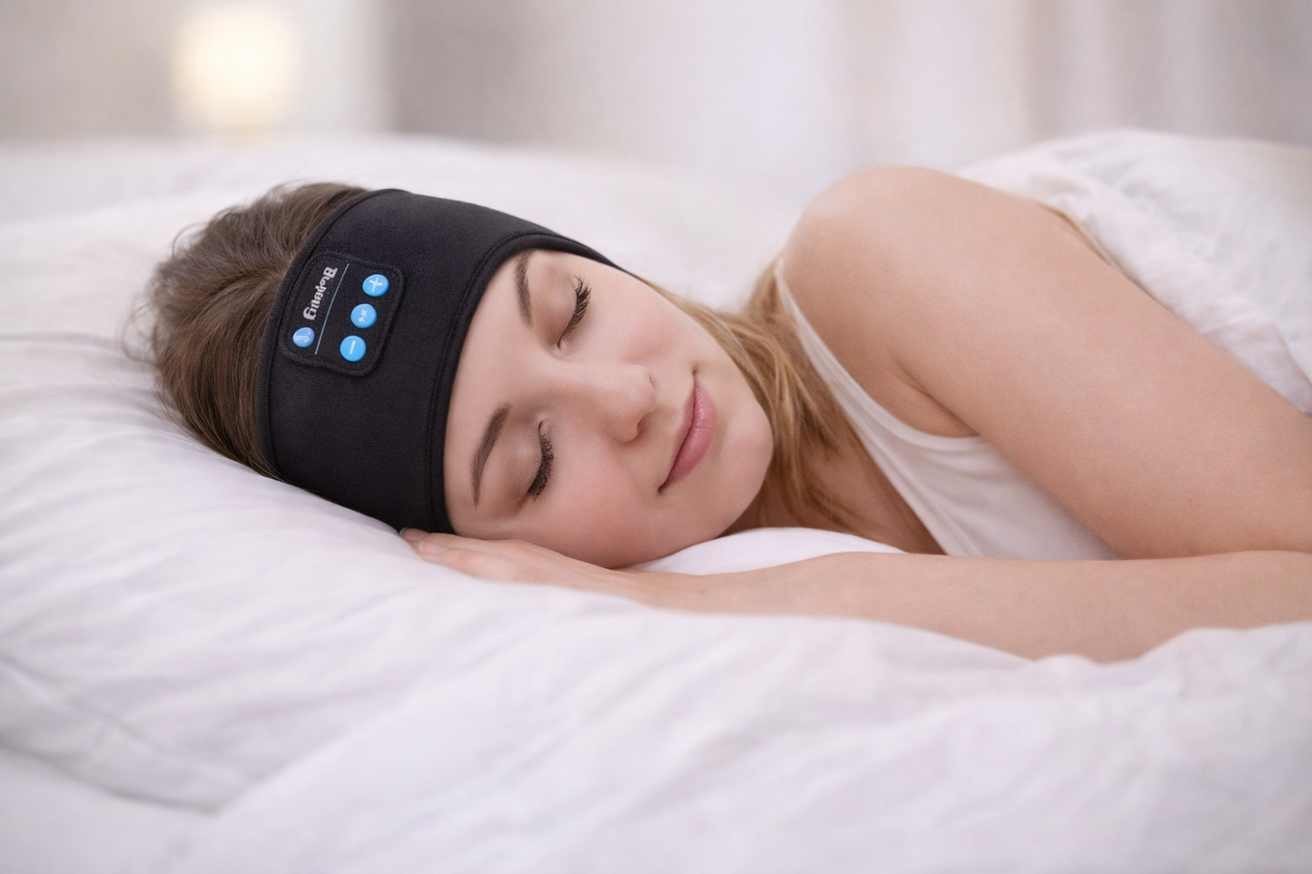 Bandeau de sommeil Bluetooth – Dormez sans douleur, même sur le côté