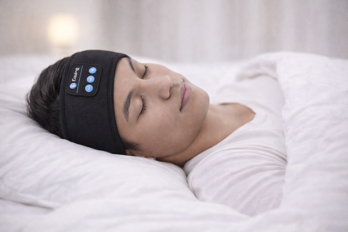 Bandeau de sommeil Bluetooth – Dormez sans douleur, même sur le côté